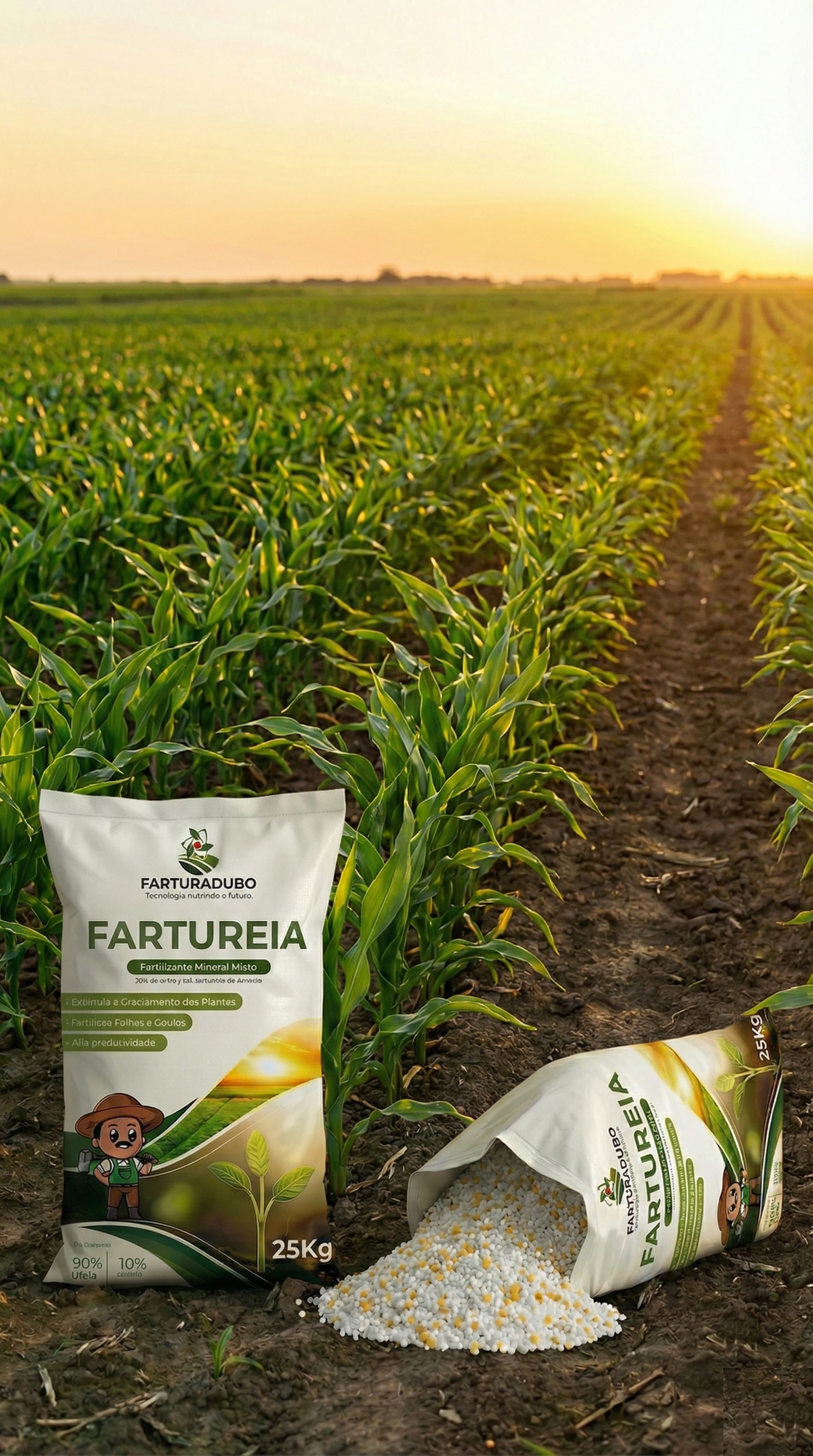 Aplicação de Fartureia no campo